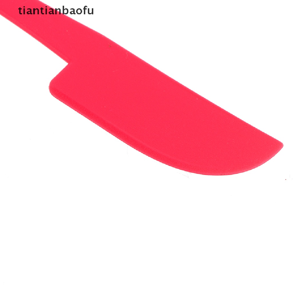 [tiantianbaofu] 1 Pack Plastic Kitchen Baking Cake Cream Spatula Stirrer Spatula Brush Butter To Boutique