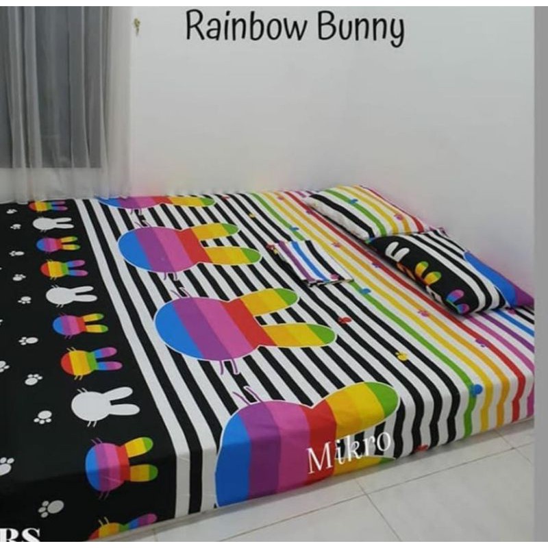 Sprei Rabbit Rainbow