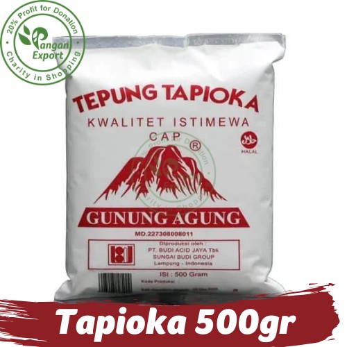 

Tepung Tapioka Kanji Premium Cap Gunung Agung Rose Brand Premium Flour