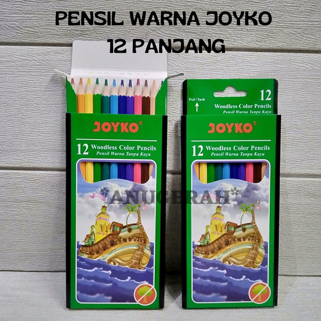 

Pensil Warna JOYKO 12 Warna Panjang CP-103