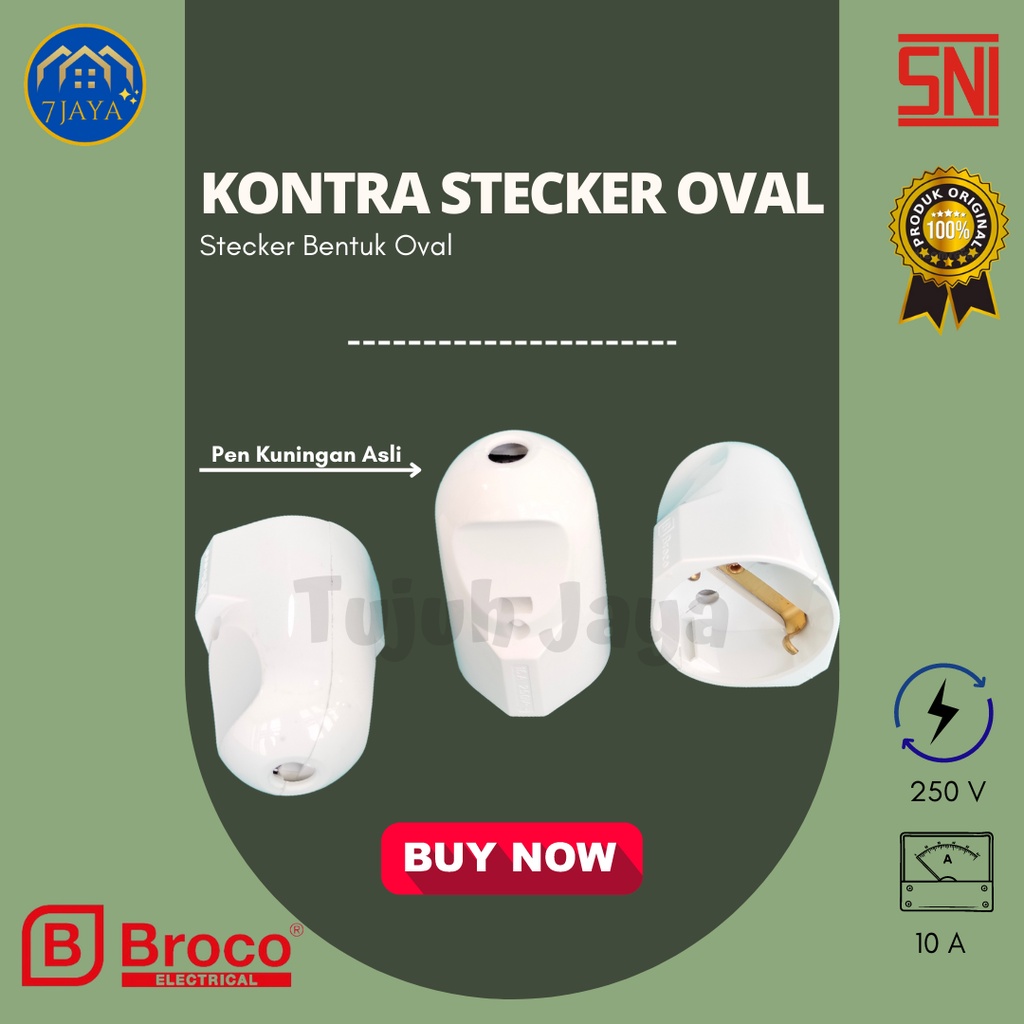 Kontra Steker Oval Broco