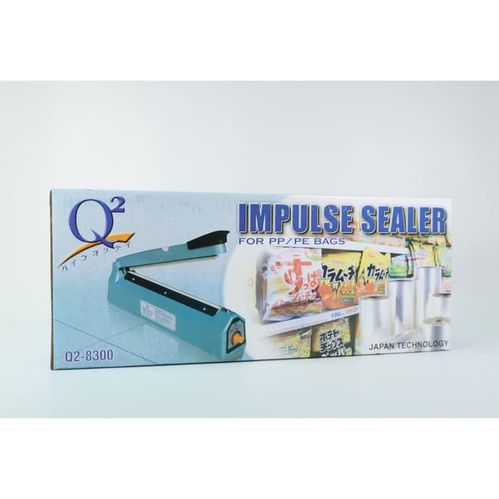 Impulse Sealer 30cm merk Q2 PFS-8300 Press Plastik Q2 30cm