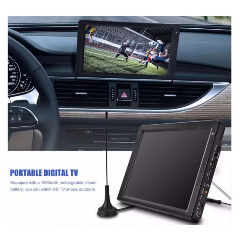 aiwa tv LED 10 inch kecil mini digital analog indoor outdoor full hd media player mobil portable