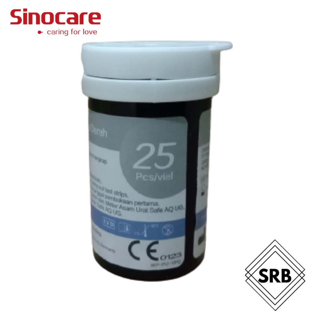 SINOCARE Safe AQUG|Accu 2|Accu| Alat Tes Gula Darah (25 Strip)| Alat ukur Gula Darah| Alat Cek Gula Darah| Alat monitor Gula Darah|Alat deteksi Gula Darah| Alat Pemeriksaan kadar gula darah| Glukometer| Glucometer| Glucosa darah| Glukosa darah| diabetes