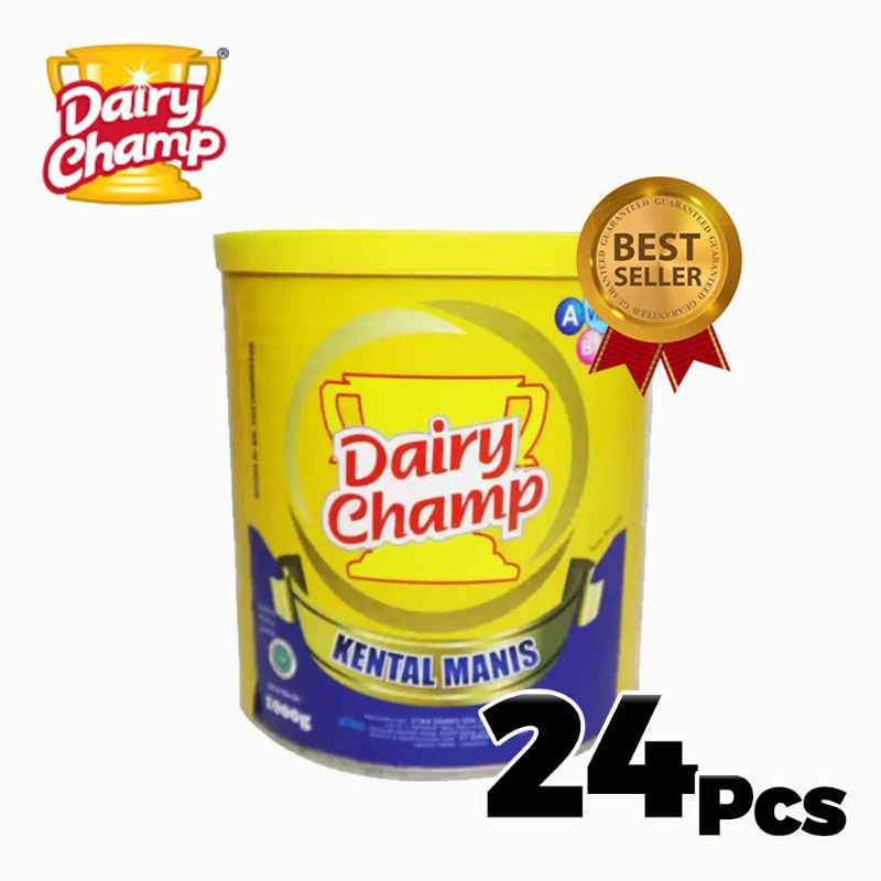 

GrabExpress Instant - 1 DUS / Karton - DAIRY CHAMP Susu Krimer Kental Manis 1Kg - 24pcs