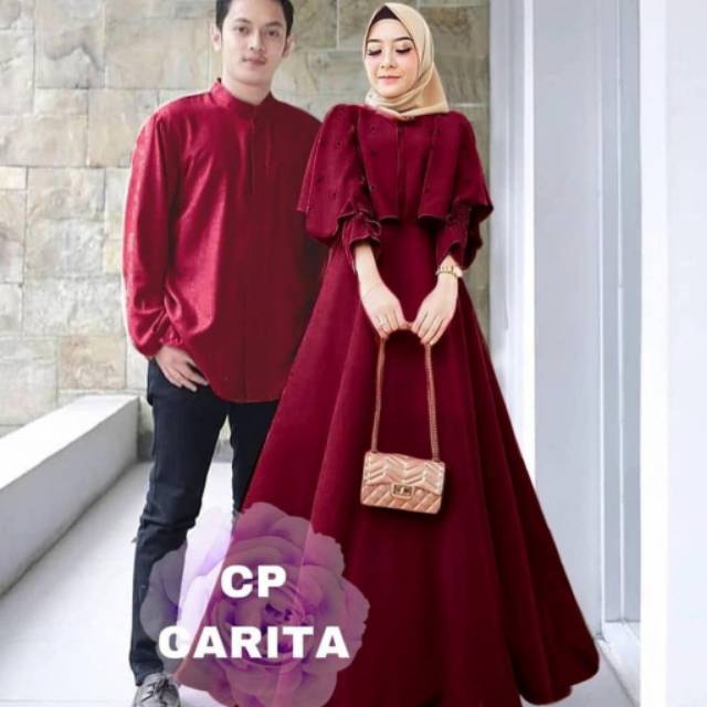 cp Carita baju pasangan cp muslim