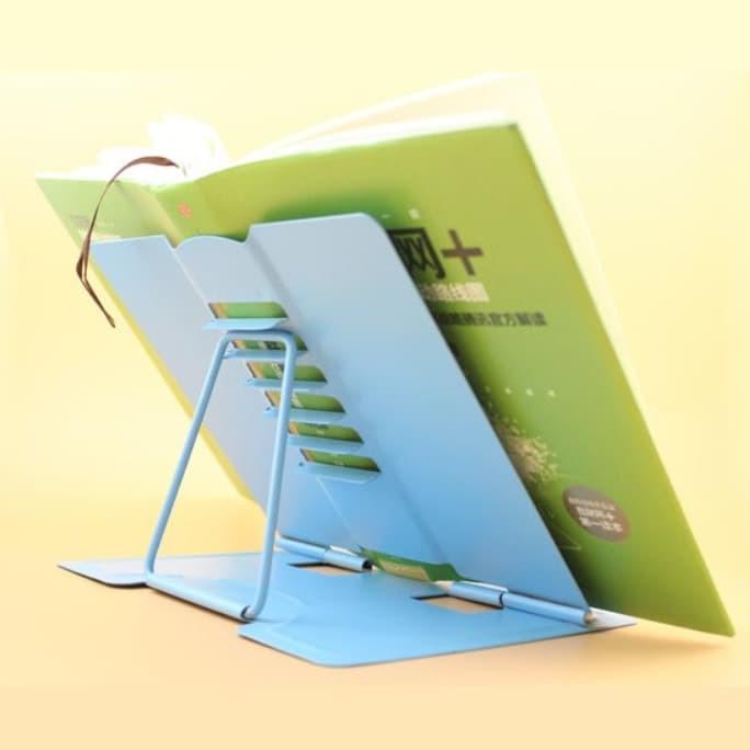 

TERBARUU!! Alat Bantu Jepit Halaman Buku Majalah Berdiri Reading Book Holder TERLARIS
