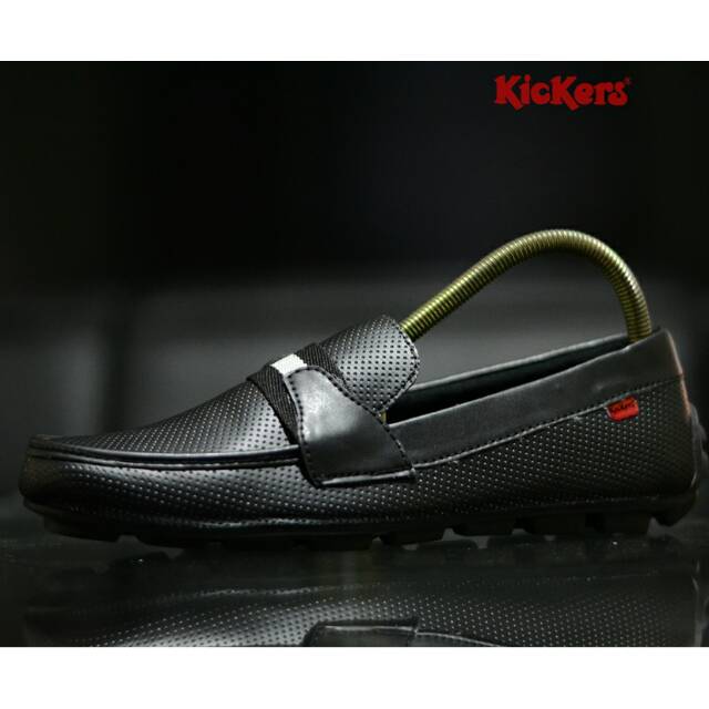 Sepatu SlipOn Slop Square Anyam Tetris BS158 BS159 BS160 BS161 BS246 Pria Slip On Hitam Lis Putih