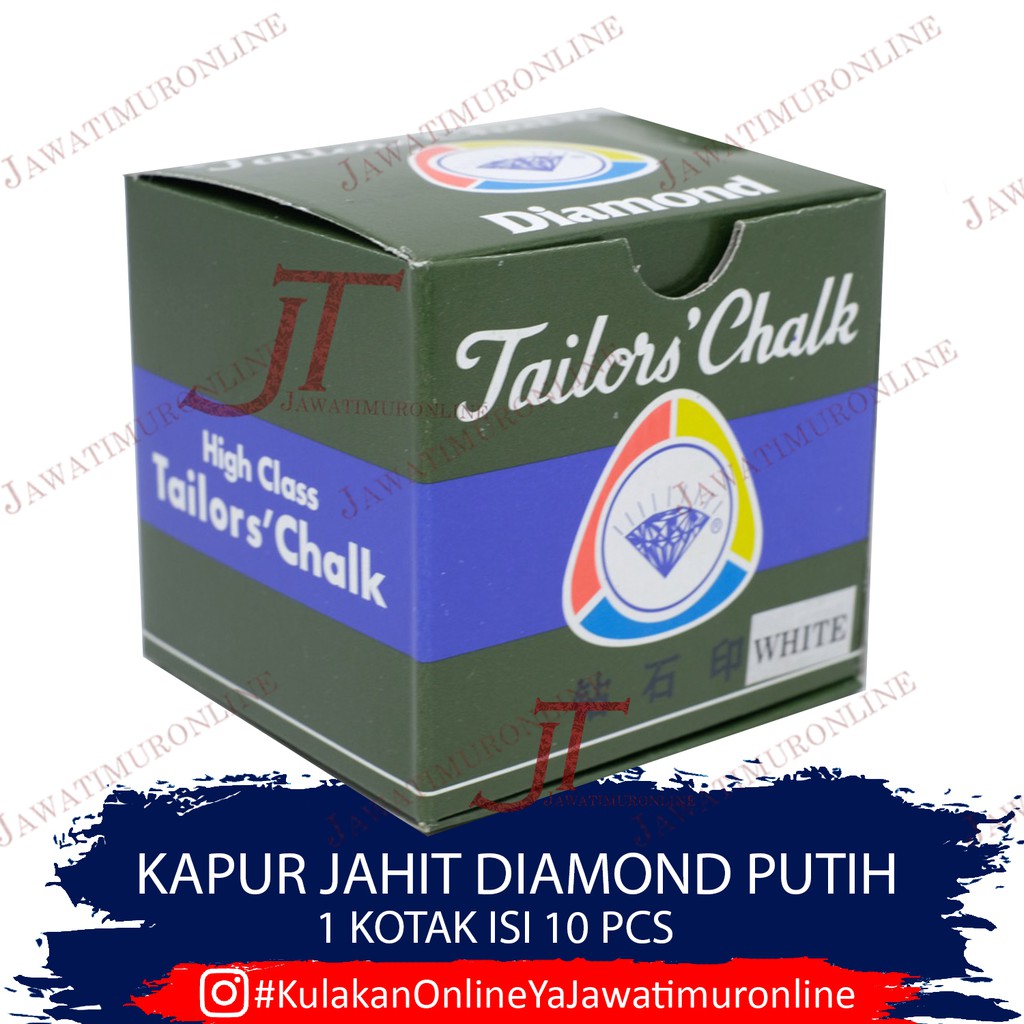 KAPUR JAHIT MERK &quot;DIAMOND&quot; (PUTIH,MERAH,KUNING,BIRU)