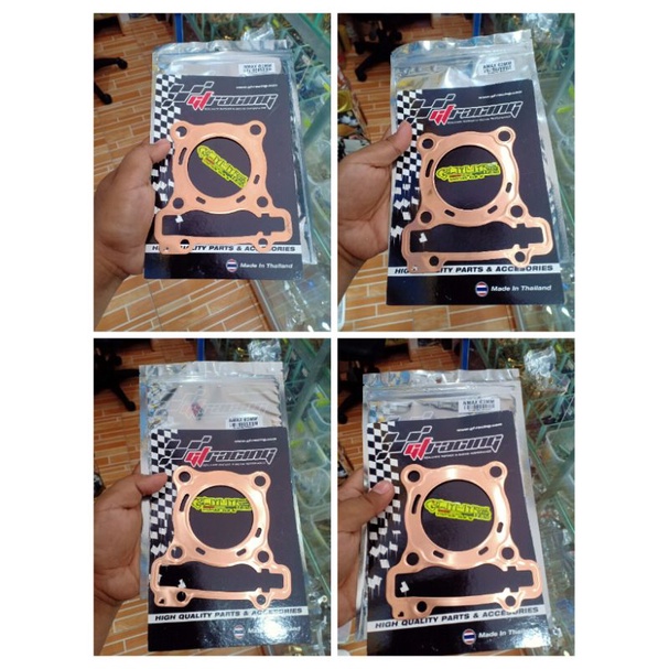 paking head tembaga tembaga yamaha nmax aerox 60mm 61mm 62mm 63mm Gf racing paking blok tembaga nmax