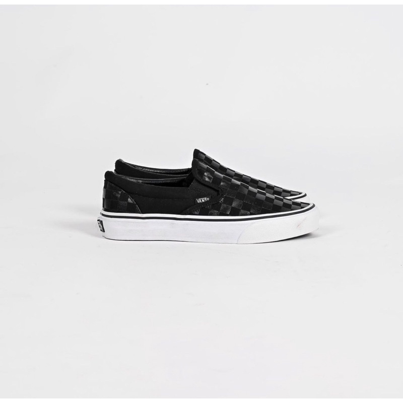 V4ns Slip On Checkerboard Classic Black Black