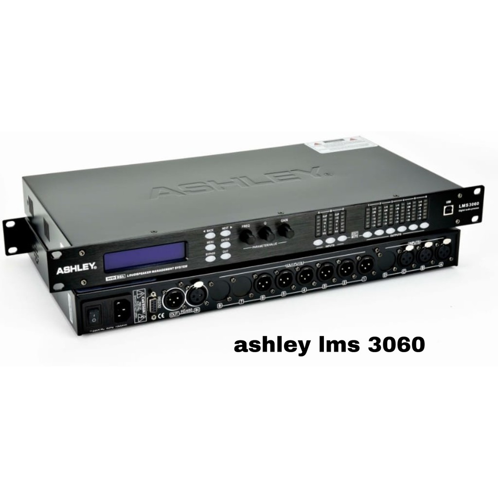 MANAGEMENT ASHLEY LMS 3060 DIGITAL CROSSOVER AND PROCESSOR 3 IN 6 OUT