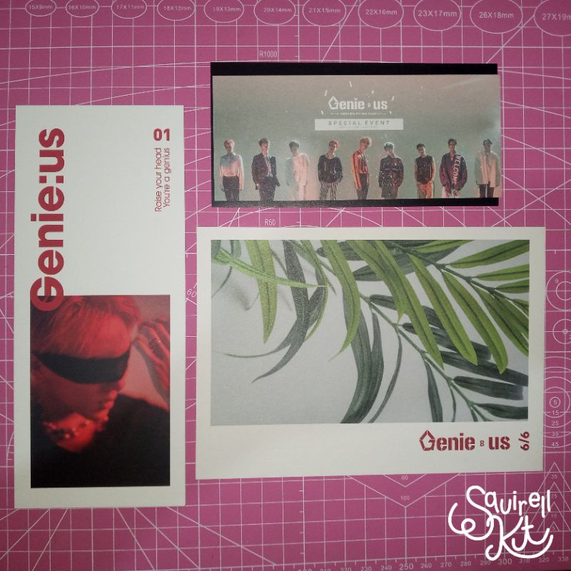 PC Photocard Bookmark Kino Postcard Yanan Pentagon Genieus
