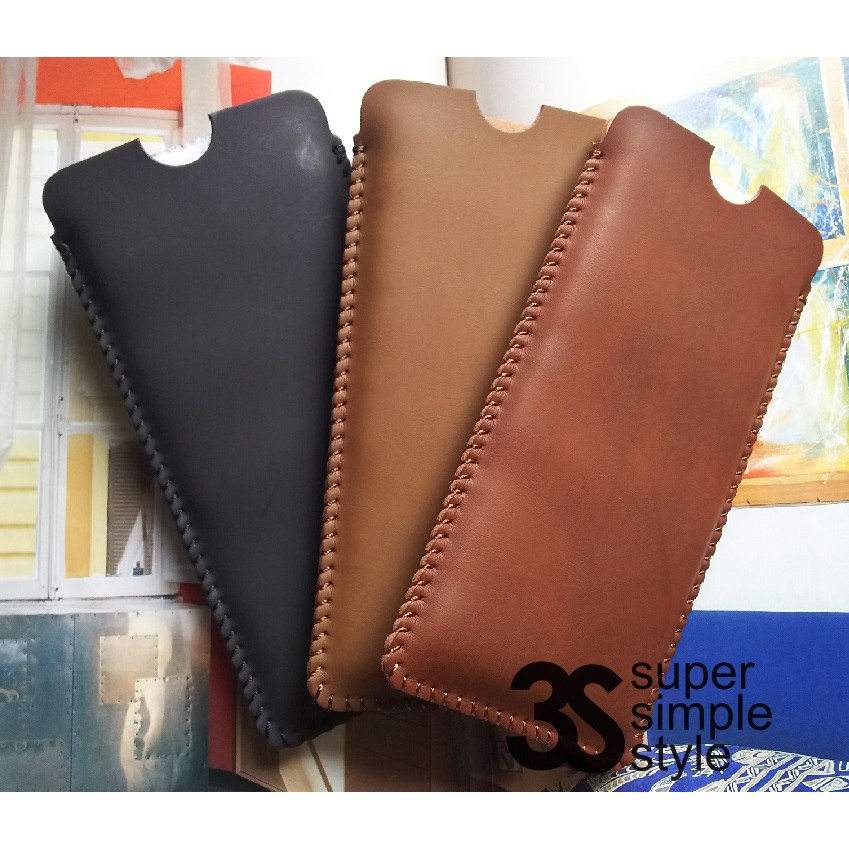 Leather case pouch Infinix Hot 9 Sleeve  sarung HP android bisa custom terbaru 2020