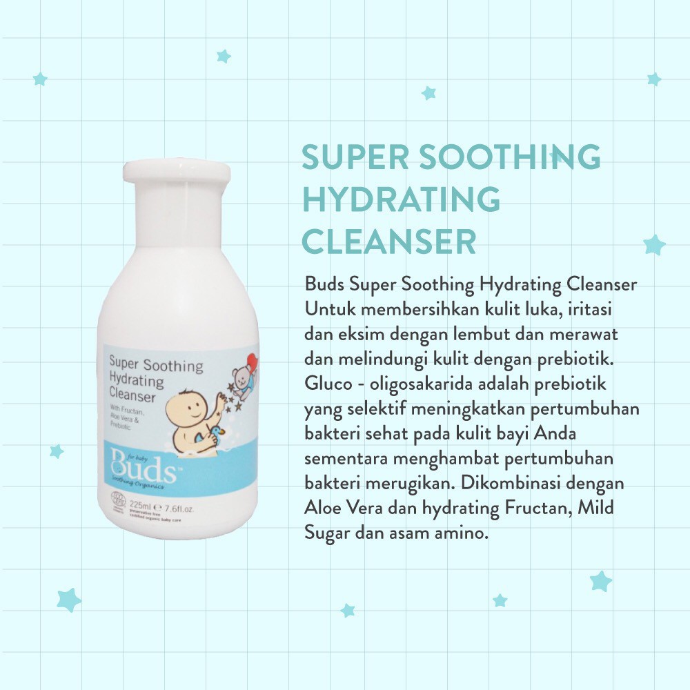 Buds Soothing Organics - Super Soothing Hydrating Cleanser 425ml