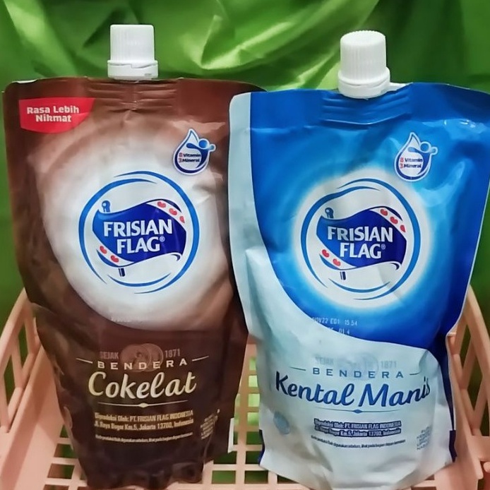 

FRISIAN FLAG Kental Manis Plain, Cokelat Pouch 280gr