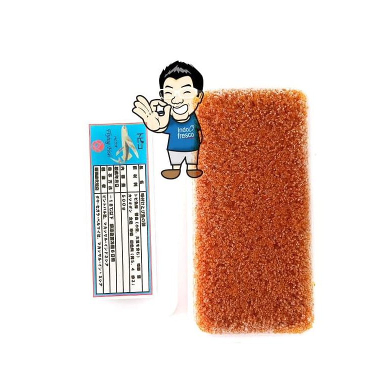 

BEST SELLER Tobiko Orange- Telur ikan terbang- 500gr