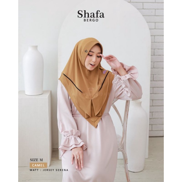 SHAFA BERGO ✓ by alfasa hijab | hijab instan hijab murah