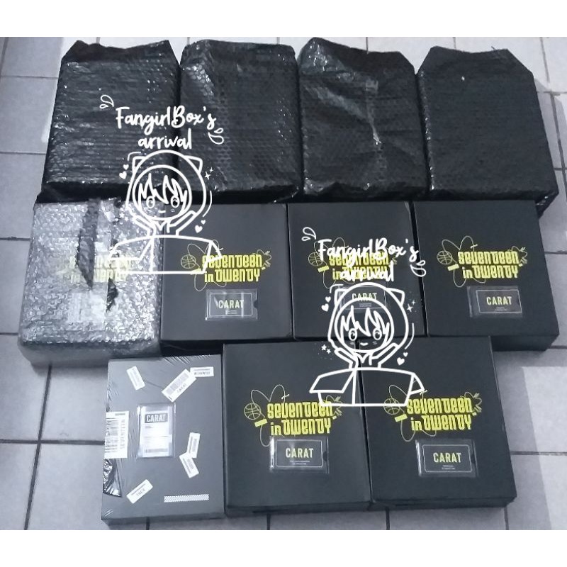 PELUNASAN SEVENTEEN - CARAT MEMBERSHIP KIT 2020 - 2021 FULLSET BATCH 1
