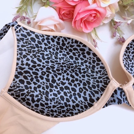 Bra Set (K-BS77) Bra + Panty motif les macan