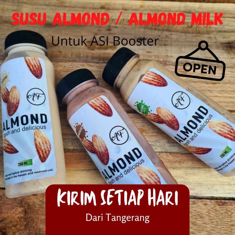

READY !!! Susu Almond/ Almond milk aneka Rasa / untuk ASI Booster