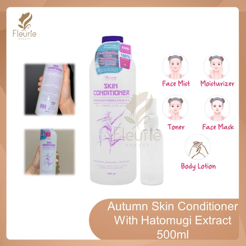 Autumn Skin Conditioner Toner With Hatomugi Extract 500mL By Autumn Pure Nature