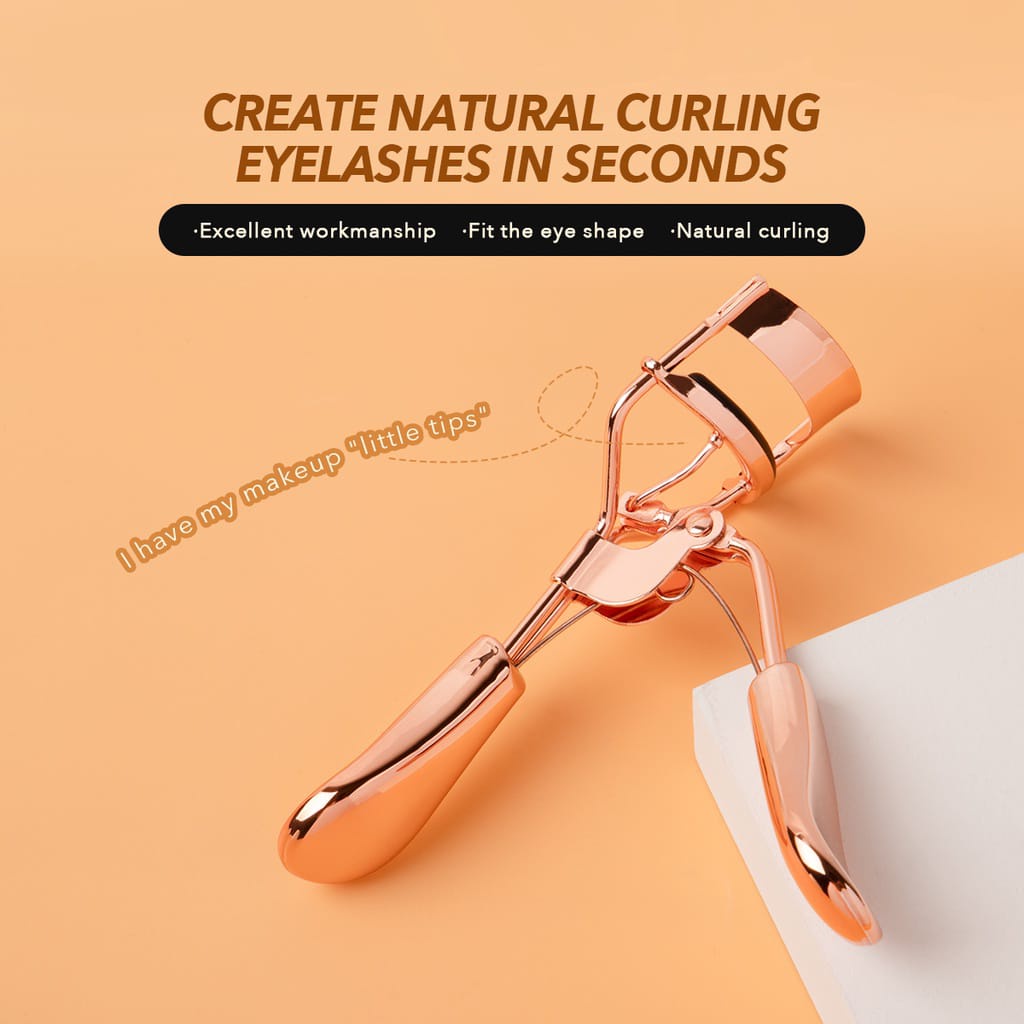 Penjepit Bulu Mata Eyelash Curler ROSEGOLD Alat Kecantikan Pelentik Bulu Mata ELEGAN F676