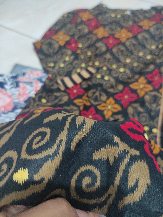 Kemeja Batik Pria Lengan Panjang Couple  Size M L Xl Xxl Bswart Hrb026 Pekalongan