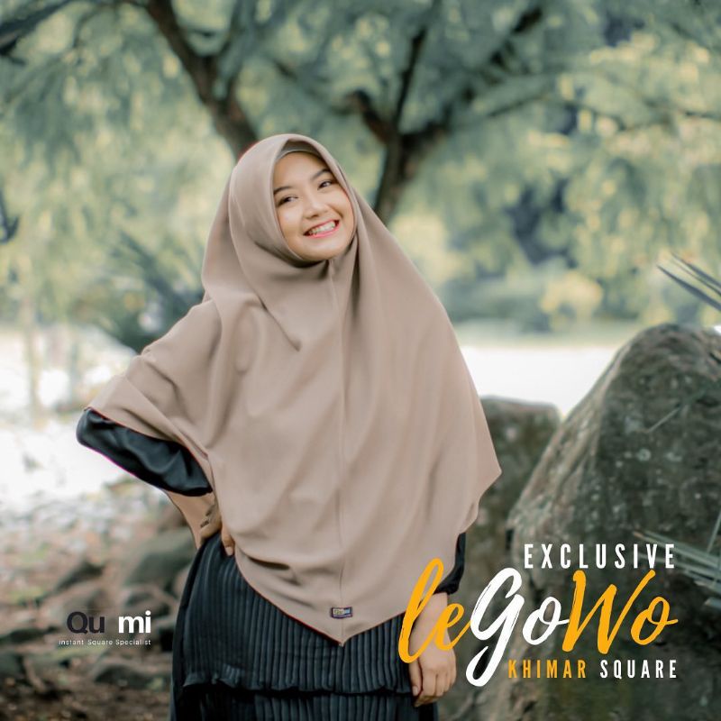 Khimar Instan square simple yg cocok untuk daily, bisa untuk formal jugaa Rapi Sekali Tiup Original 