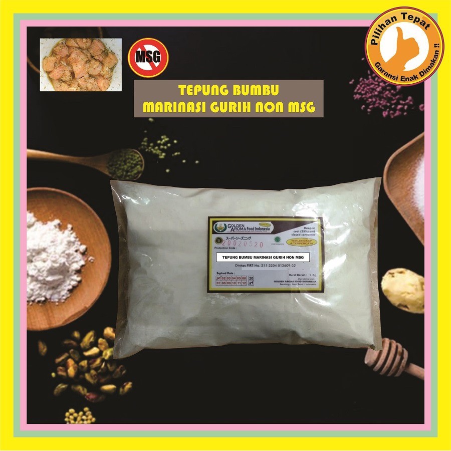 

Tepung Marinasi Ayam Non MSG 1 Kg Enak Murah Bubuk Tepung Marinade No MSG 1 Kg Marinet