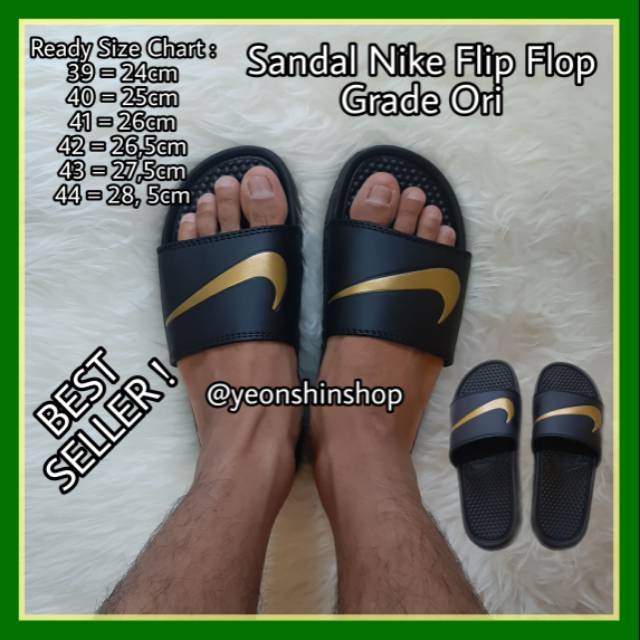 Ukuran cheap sandal nike