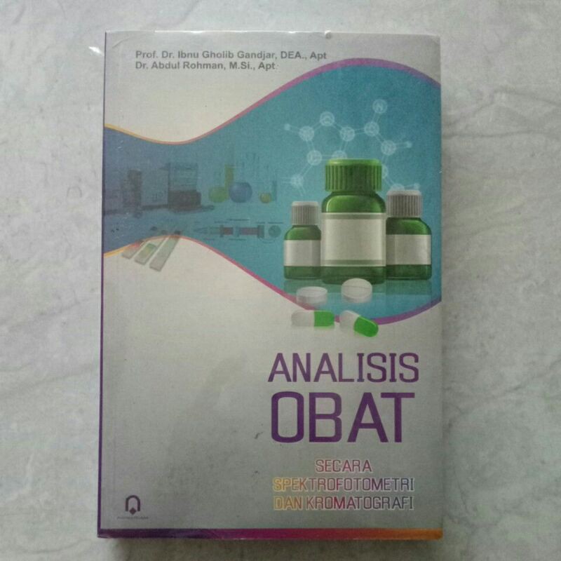 Buku Original Analisis obat secara spektrofotometri dan kromatografi