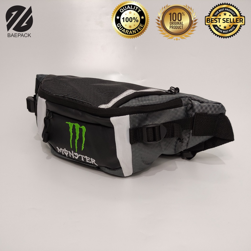 West Bag Tas Pinggang Monster Baepack / Weist bag cowok / Tas Pinggang Pria / Original Baepack