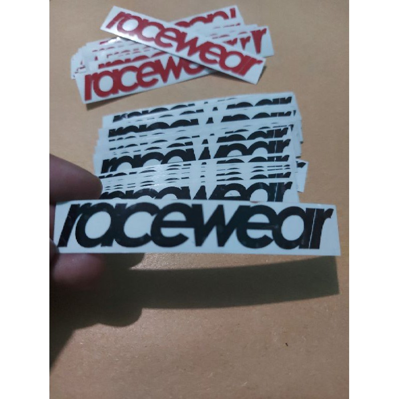 STICKER RACEWEAR CUTTING