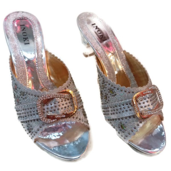 SANDAL PESTA WANITA MEWAH HAK PLATFORM HEELS Seserahan kondangan 5 cm NK 011