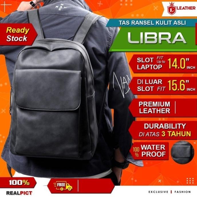 Macbook Air 2019 13 Inch Tas Ransel Leather Import Premium Backpack