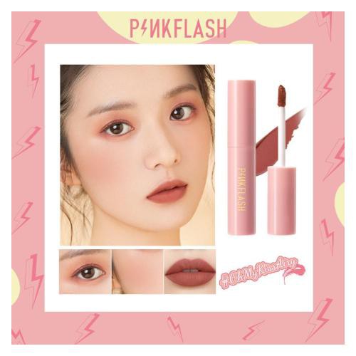 PINKFLASH Matte Liquid Lipstick Waterproof Lip &amp; Cheek Tint Double Use #OhMyKissAiry