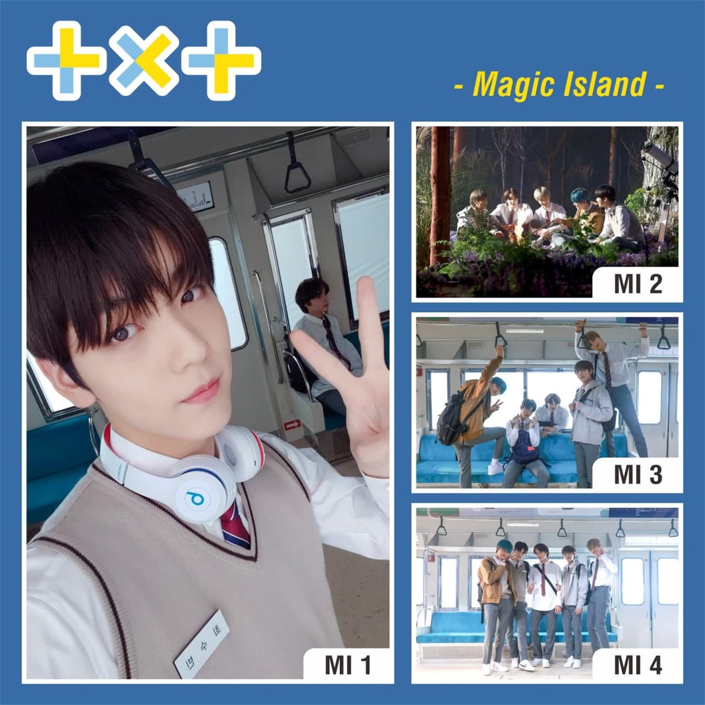 POSTER KPOP TXT MAGIC ISLAND