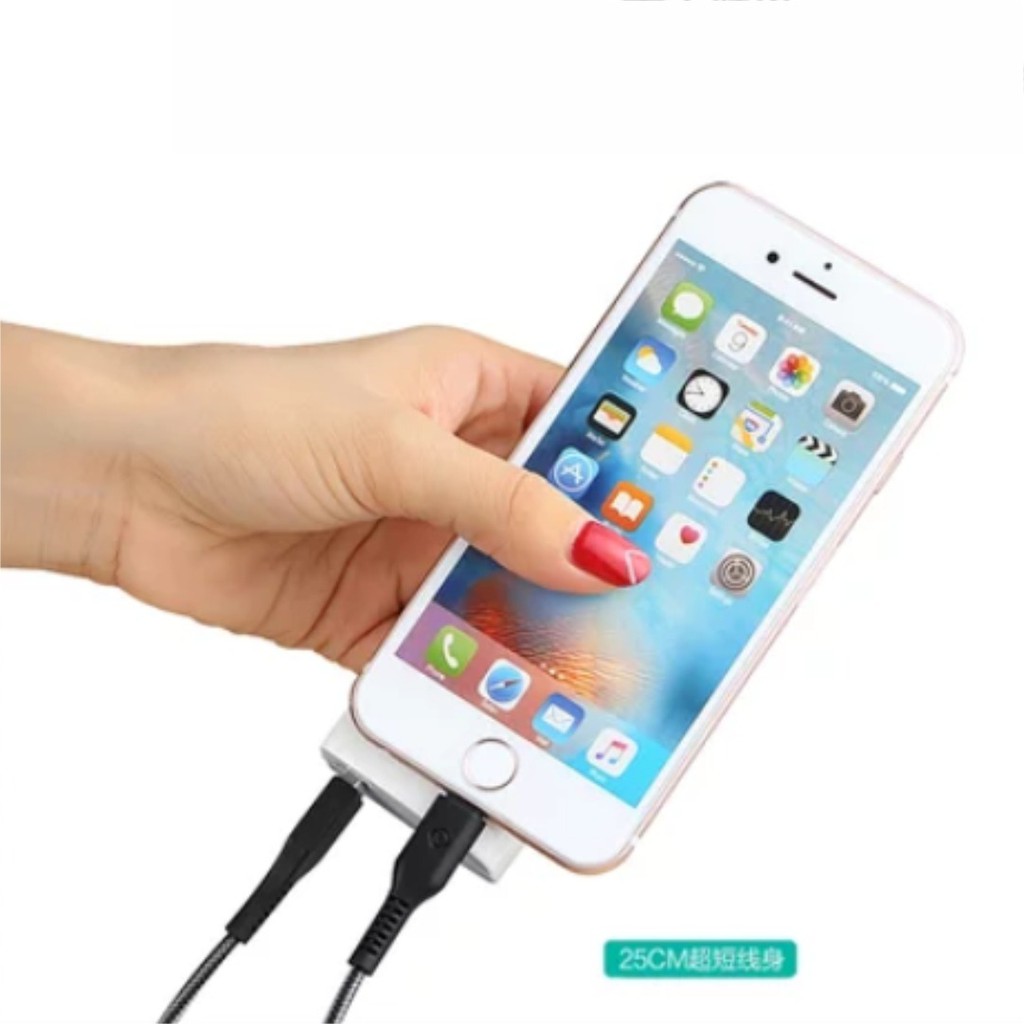 KABEL USB TOTU COOL SERIES SHORT 5 / 5S / 6 LIGHTNING