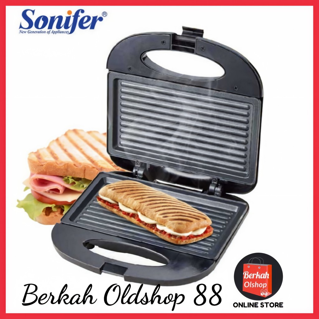Berkah Oldshop 88 - Sonifer sandwich maker SF-6046 pemanggang sandwich