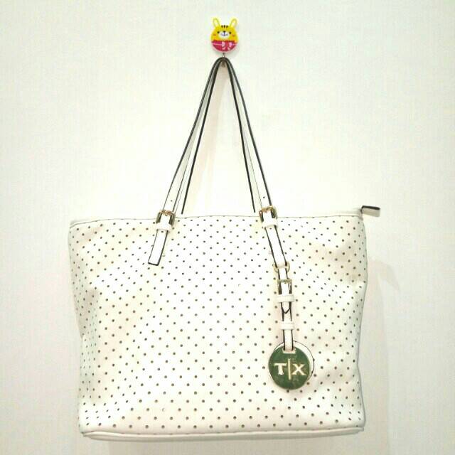 The Executive tas tote bag putih