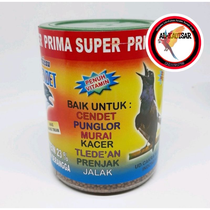 SUPER PRIMA VOER CENDET TOPLES PUR MAKANAN HARIAN PUR BURUNG PEMAKAN SERANGGA