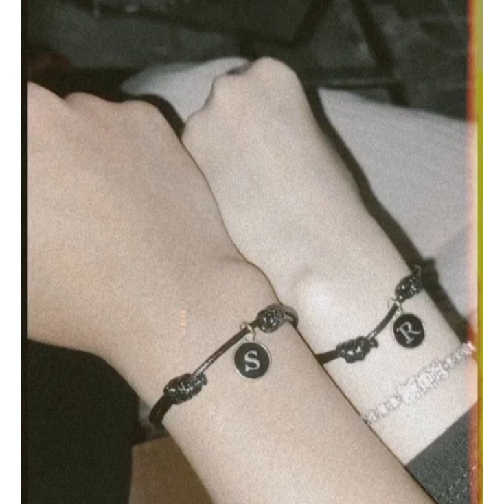 Gelang Huruf Inisial / Gelang Couple Huruf