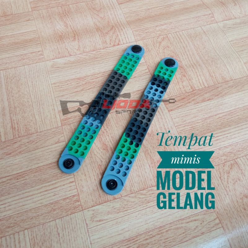 Tempat mimis -Tempat mimis gelang motif army