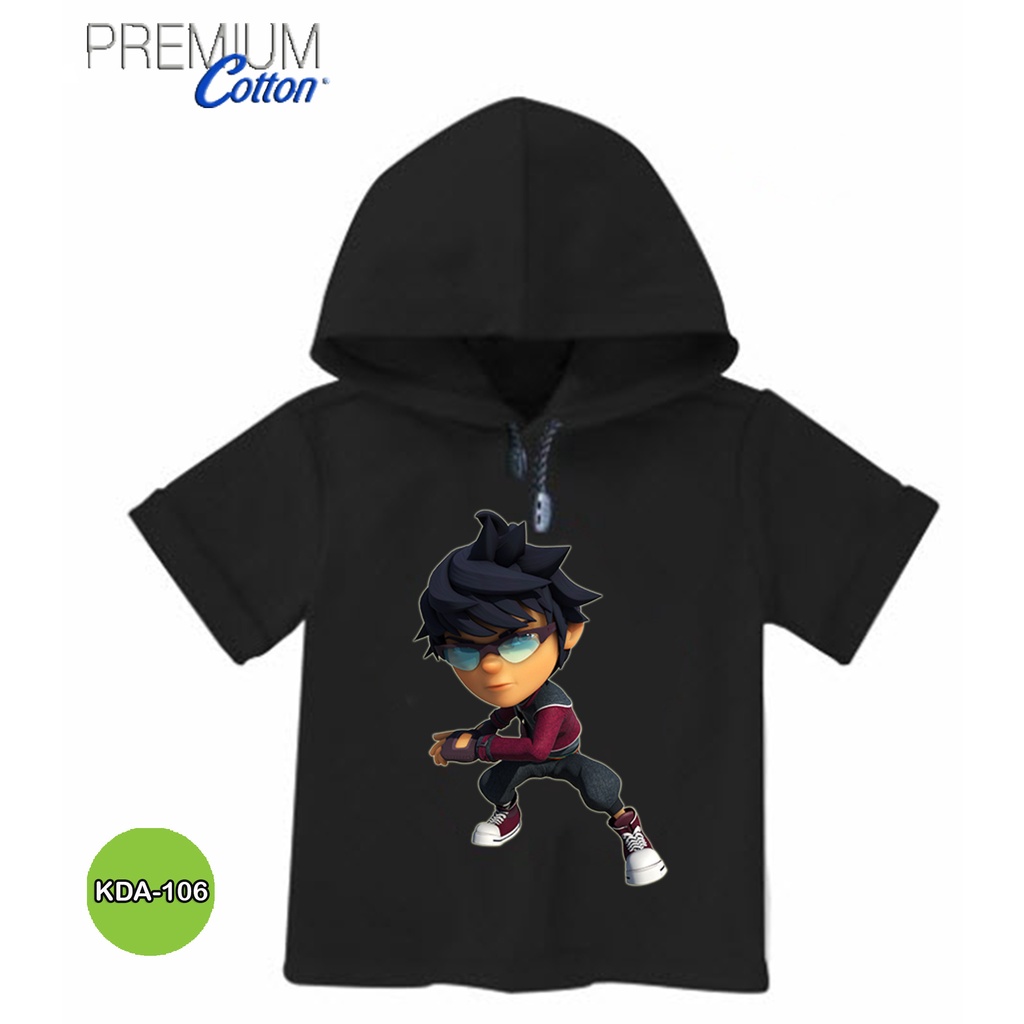 Baju Boboiboy Fang Anak Baju Hoodie Katun Premium #KDA-106