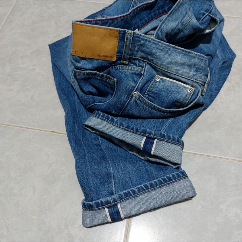 preloved celana jeans Uniform Bridge selvedge original second