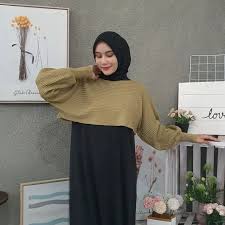 lasperal batwing crop top/atasan rajut wanita crop top terbaru/crop blouse motif kelelawar