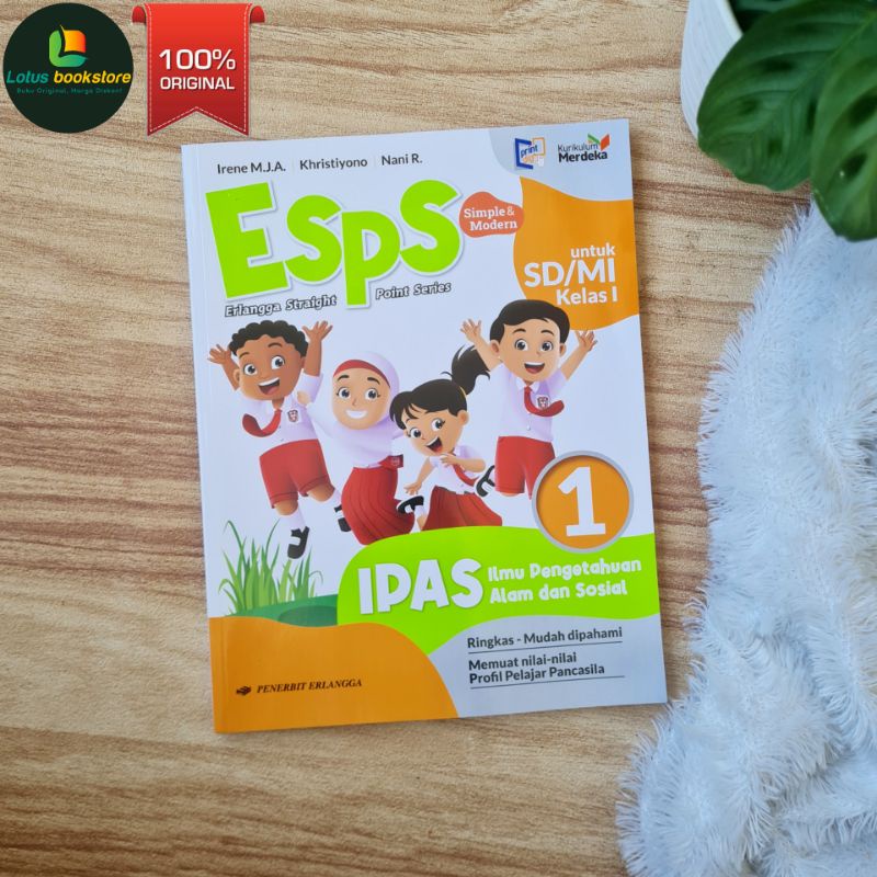 Jual ESPS IPAS SD Kelas 1 - Kurikulum Merdeka - Buku Erlangga | Shopee ...