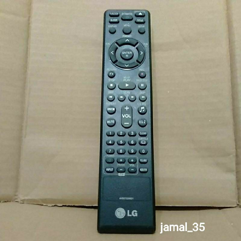 REMOTE REMOT HOMETHEATER LG (DVD BLU-RAY PLAYER COMPATIBLE) SERI AKB ORIGINAL ASLI