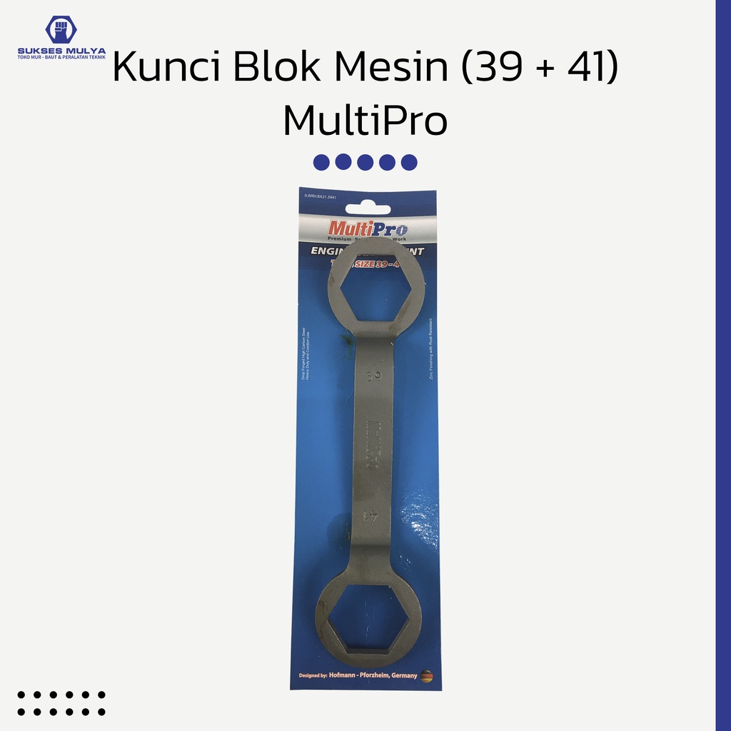 MERK MULTIPRO KUNCI PEMBUKA MUR KOPLING 39X41 KUNCI RING BLOCK CVT MATIC 39/41